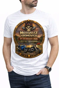 Tričko Motozraz Hromovica 2026 oficial biele